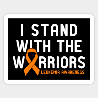 LEUKEMIA ORANGE RIBBON WARRIORS Sticker